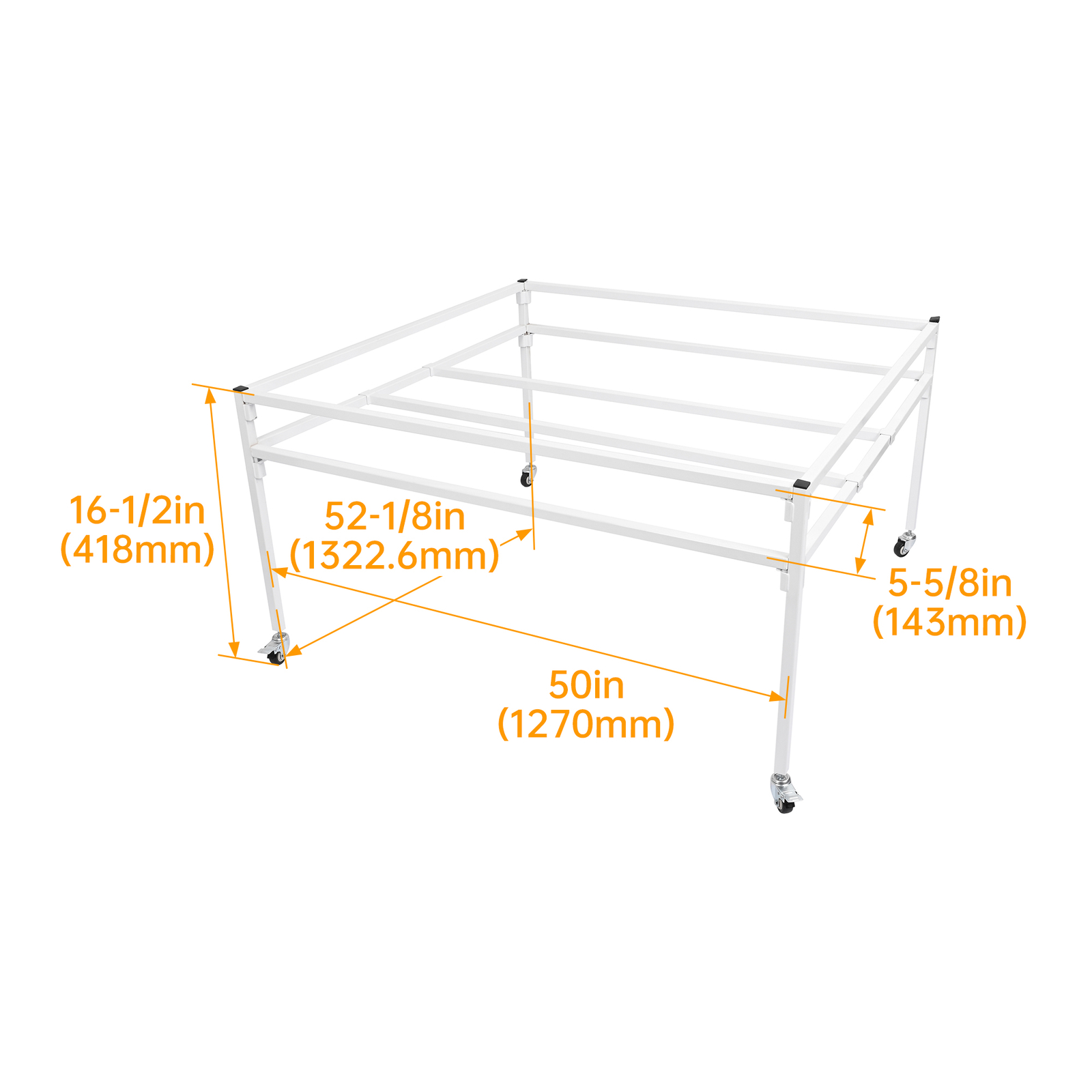 4.16フィート×4.33フィートの水耕栽培発芽トレイ用移動 - Flood Tray Table のレビューと価格