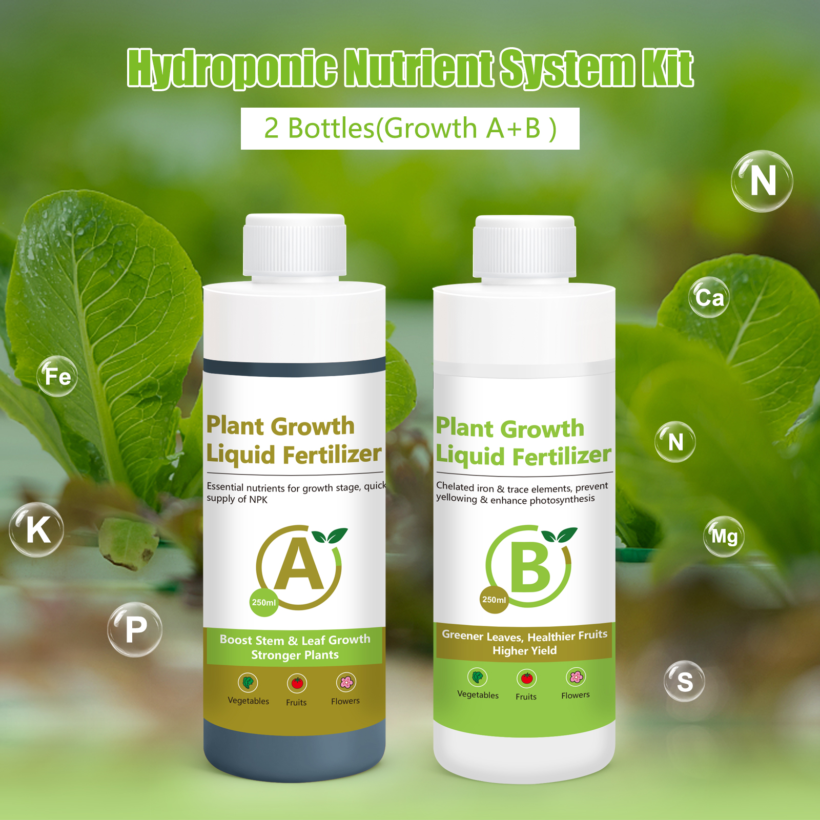 イエイエイ 250ML 水耕栽培養液 AB 液体肥料 急速成 - Nutrient Solution Ab のレビューと価格