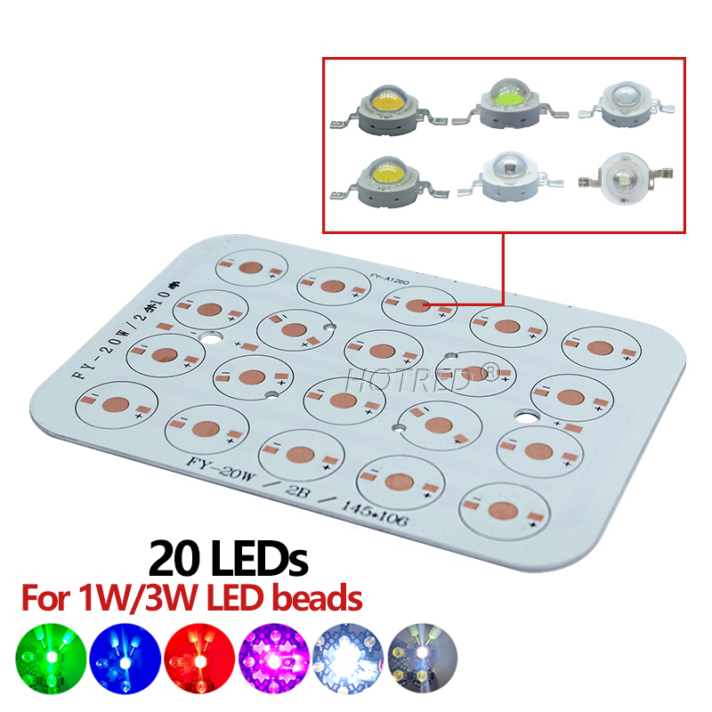 LEDアルミPCB基板基板基板用基板（1W 3W 3535  - Flood Tray Table のレビューと価格