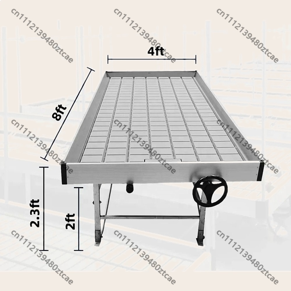 温室用スライドベンチ、水耕栽培用フラッドトレイ、垂直栽培シス - Flood Tray Table のレビューと価格